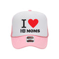 I <3 HB Moms Pink Trucker Hat